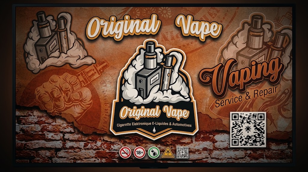 Enseigne de l’atelier Original Vape